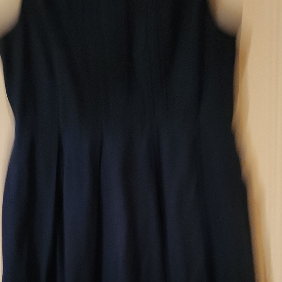 Jason Wu Blue and White Sleeveless A-Line Midi Dress - Picture 6 of 8